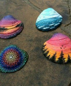 نقاشی روی صدف