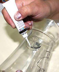 نقاشی روی شیشه